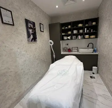 Premium facial skincare products with natural ingredients at Monarch Beauty Salon Dubai