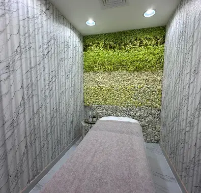 Clean waxing service area at premium beauty salon Dubai
