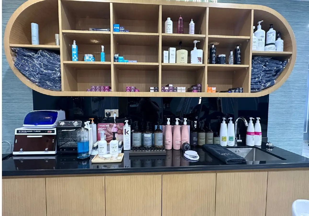 Hair repair and restoration treatment at Monarch Beauty Salon Dubai