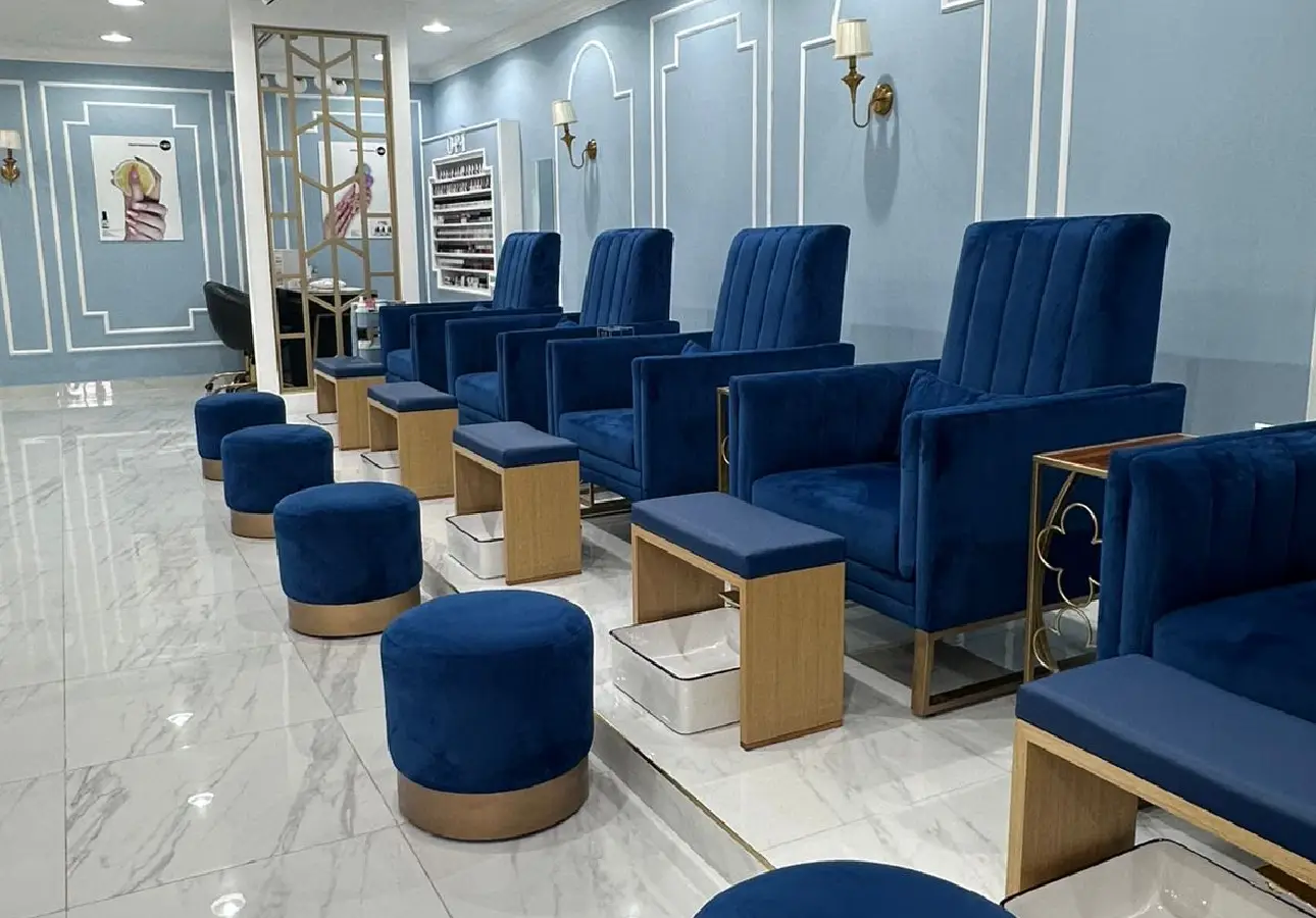 Premium pedicure treatment at professional spa at Monarch Beauty Salon Dubai